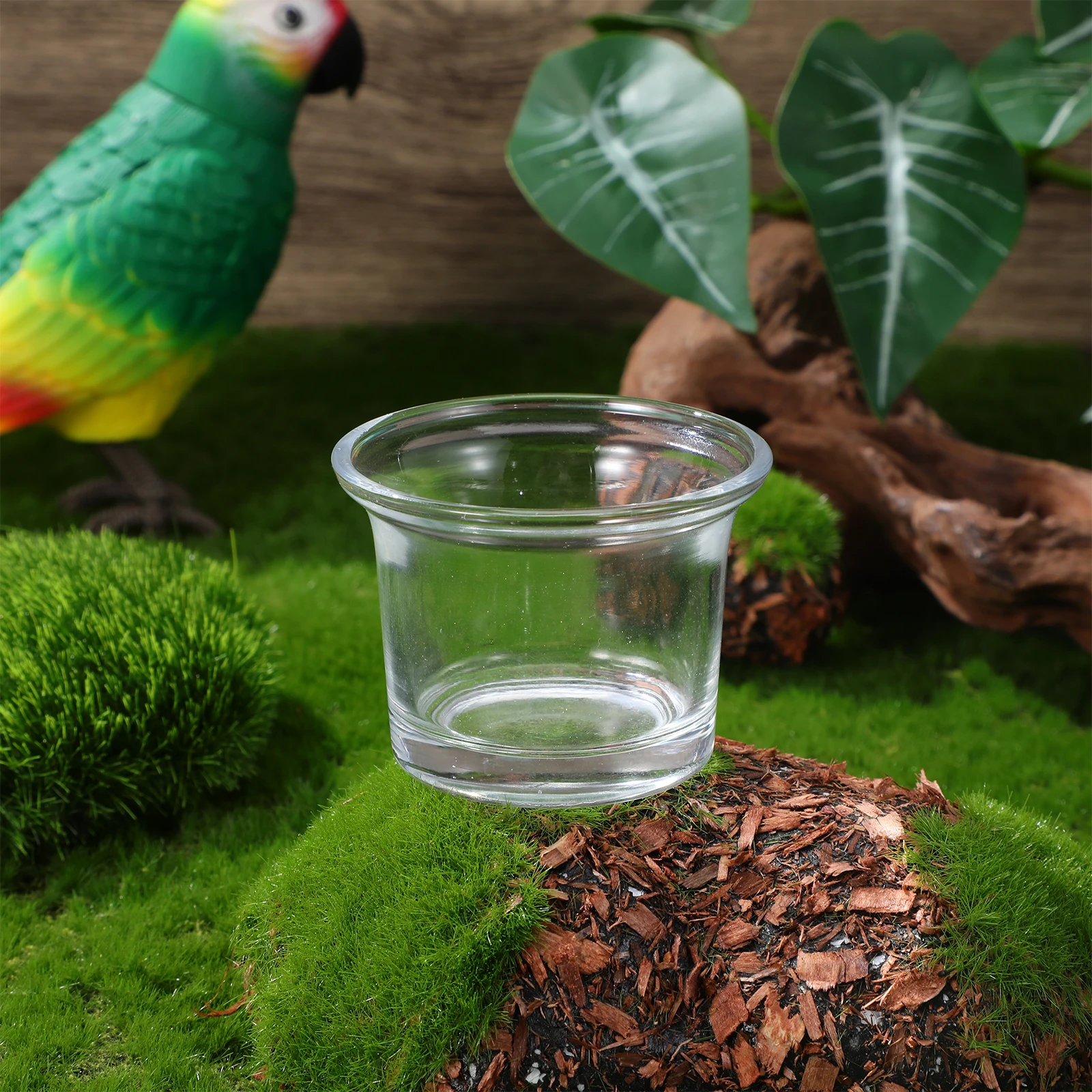 

Durable Glass Bird Feeder Cup for Outdoors Hanging Balcony Garden Decor Hummingbird Feeder Accessory Cups Window Bird Feeders