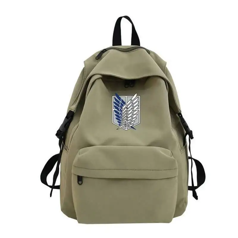 Anime-Spiel Schwarz Blau Grün Grau Gelb Attack On Titan Shingeki No Kyojin Kinder Teenager Schultaschen Rucksäcke Mädchen Jungen