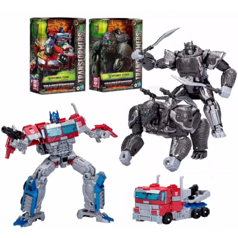 Hasbro Transformers Toys Rise of The Beasts Voyager Class Optimus Prime Optimus Primal 6-Inch Action Figure Kids Gift