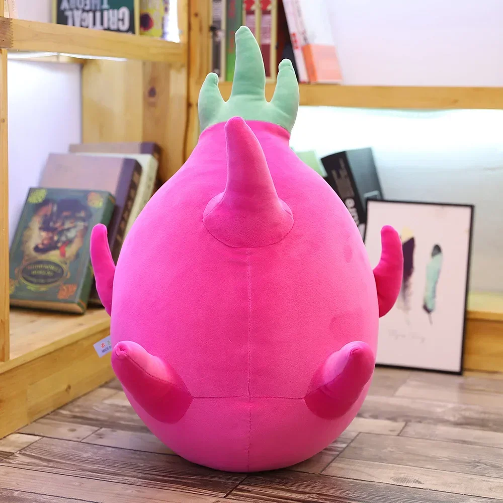 Duży rozmiar 110cm Kawaii Dragon Fruit pitaya Wypchana pluszowa zabawka Lalka Miękki uroczy samochód / sof / łóżko Poduszka do spania Dzieci dziewczynka Prezent