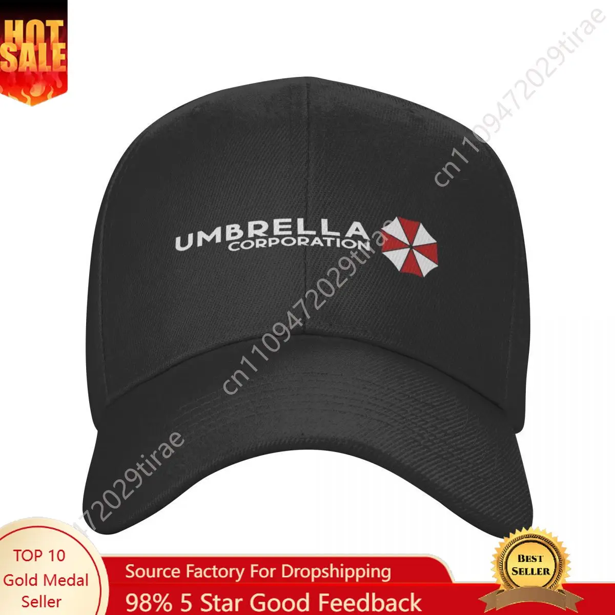 Umbrella Corp Corporations Baseball Cap Unisex Pharmaceuticals Corporation Hats Adjustable Polyester Sun Hats Summer Cap