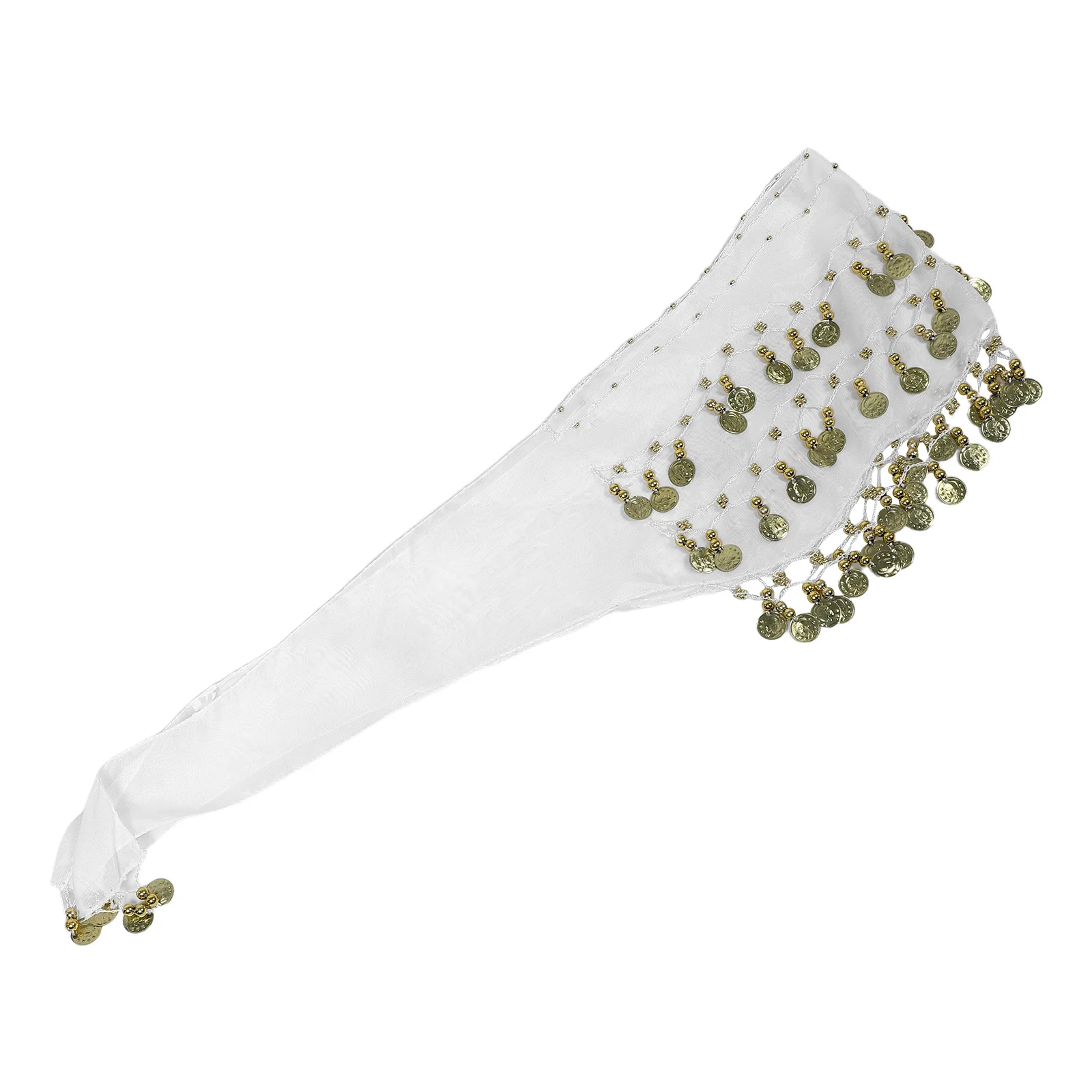 

Triple Layer Belly Dance Skirt with 72 Coins Lightweight Hip Belt for Women Secure Fit Oriental Dance Accessory Modern