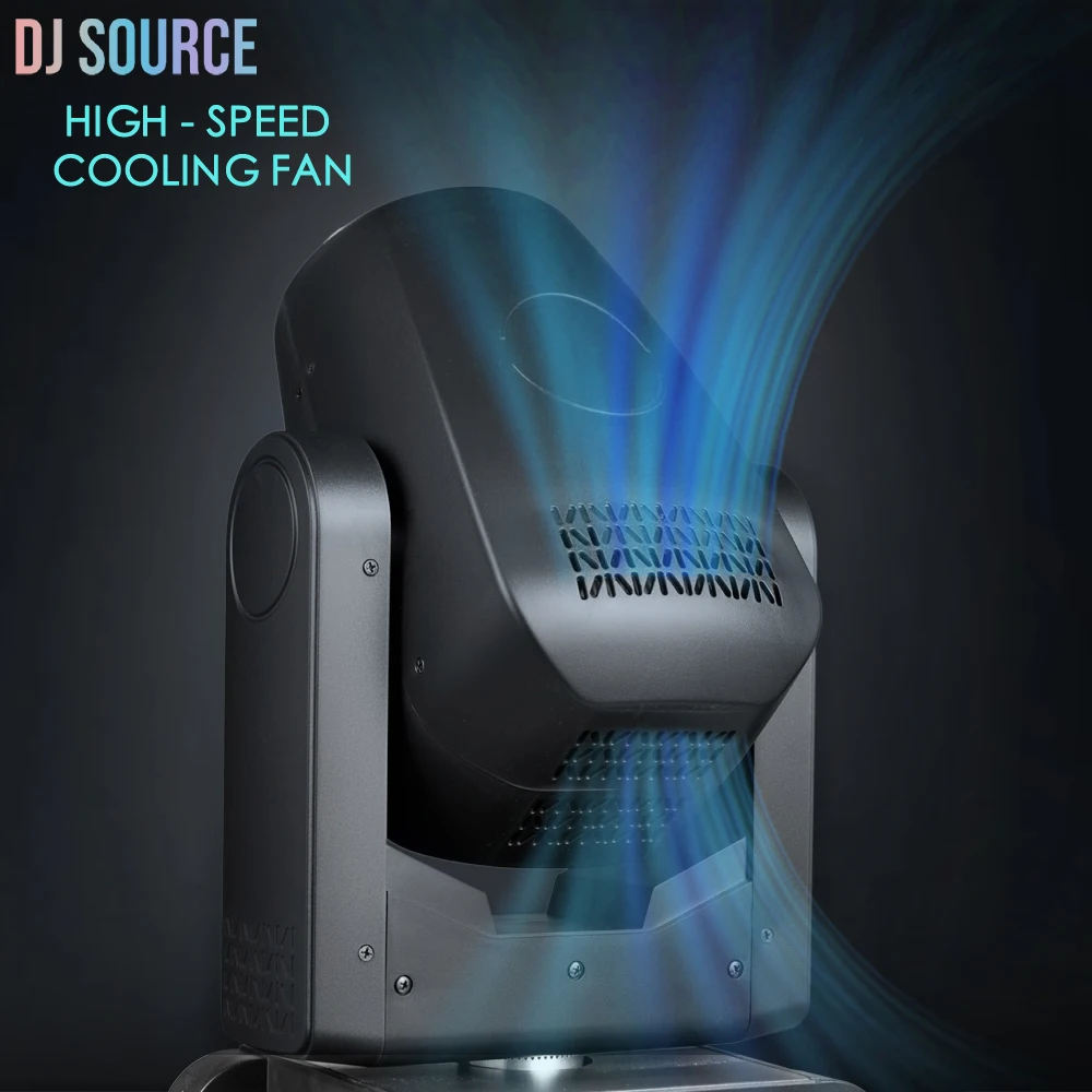 LED 300W Beam Moving Head Light With Ring Gobo Focus Atomization Effect DMX512 For DJ Disco Club Xmas Satge Lighting Effect