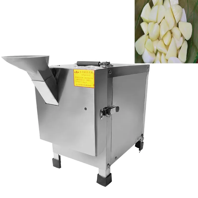 Electric Garlic Sliced Machine Cutting Garlic Pieces Cutting Garlic, Commercial Small  Piece Garlic Piece Artifact Sliced 370W