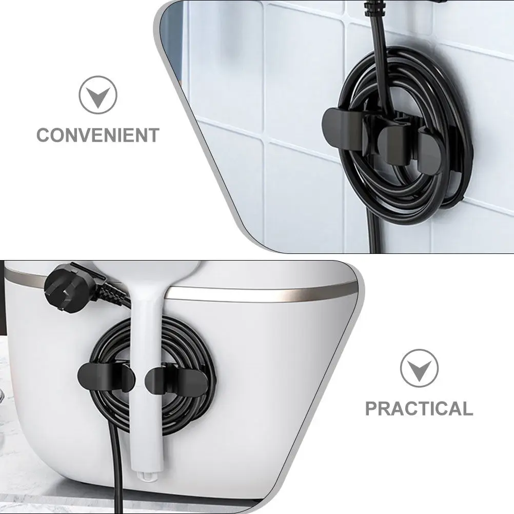 6Pcs Kitchen Appliance Cord Organizer Multi-Color Adhesive Cord Holder Wire Organizer Stick on for Home Kitchen Appliances Cable