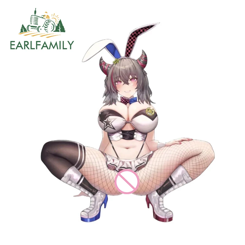 

EARLFAMILY NSFW Sexy Anime Auto Funny Car Sticker Waifu Hentai Personality Decal Occlusion Scratch Creative Graphics