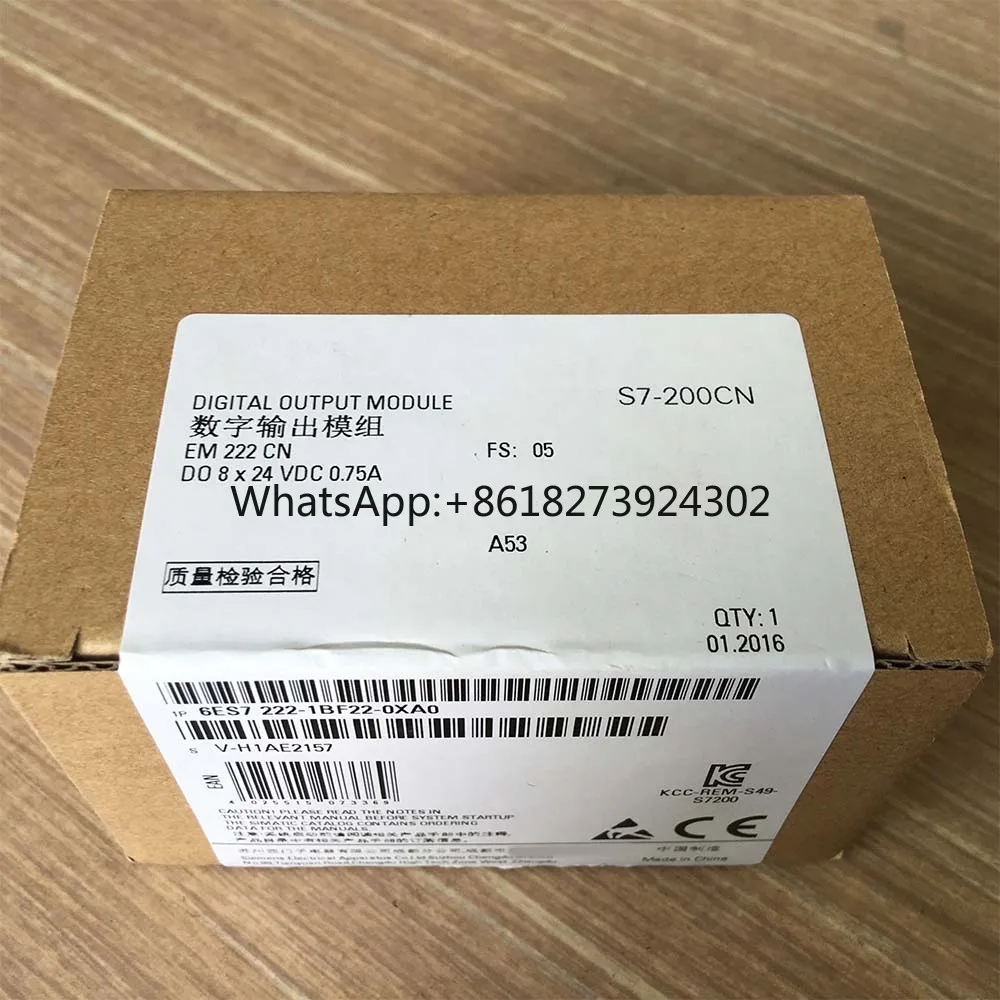 ยี่ห้อใหม่ในกล่องปิดผนึกสําหรับ Siemens 6ES7 222-1BF22-0XA0 PLC โมดูลควบคุม 6ES7222-1BF22-0XA0