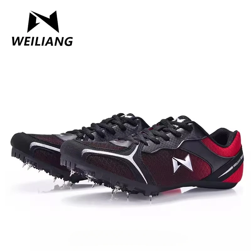 Victory Light Professional Track and Field Spikes Shoes Short Medium Distance Running Competition Triple Jump High Jump Sneakers