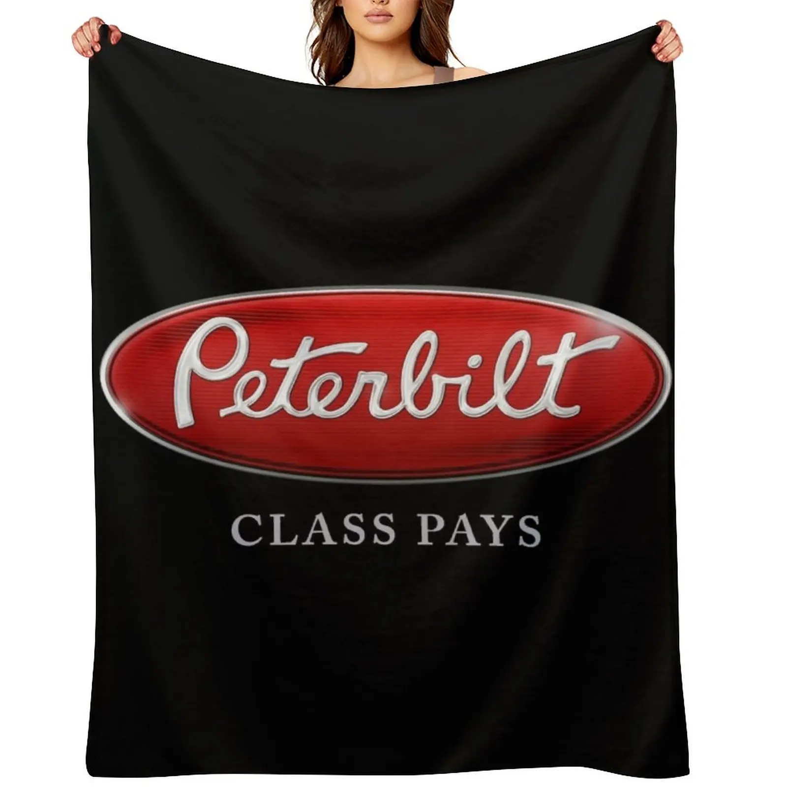 

peterbilt class pays Throw Blanket Summer Beddings Luxury funny gift Cute Blankets