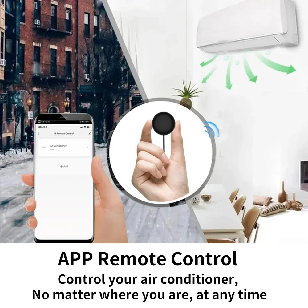 2PACK Tuya WiFi IR Remote For Smart Home APP SmartLife Remote Control For TV AC Remote Works with Alexa Google Home Yandex Alice