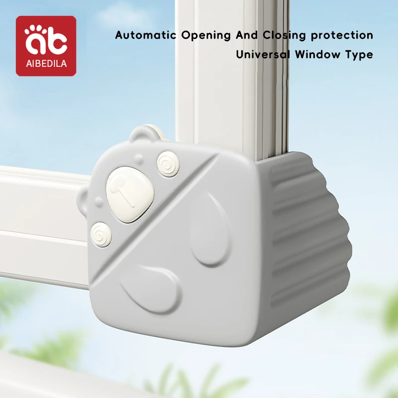 AIBEDILA Safety Window Anti-bump Head Guard Corner Edge Angle Protector Sleeve Aluminum Steel Window Child Anti-collision