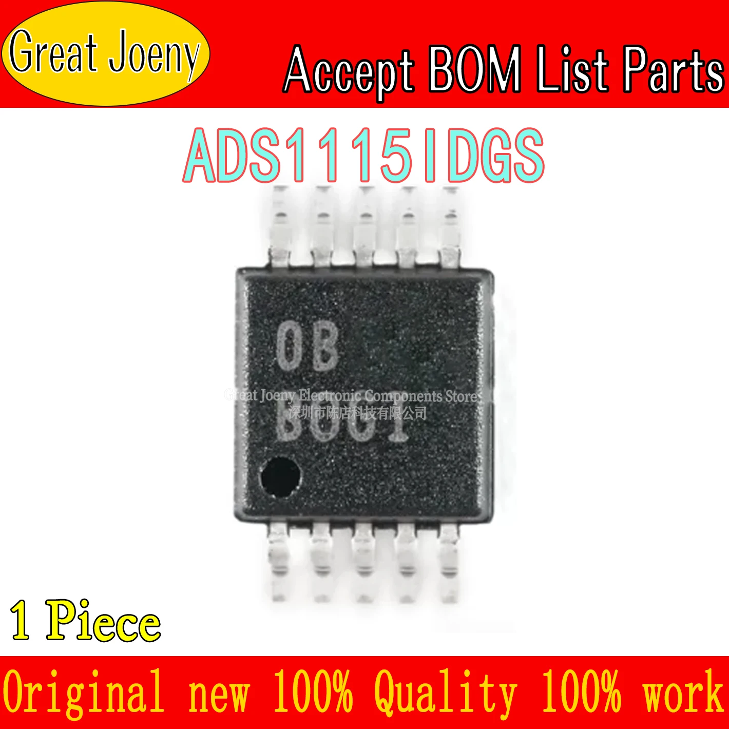 BOGI ADS1115IDGSR ADS1115IDGS ADS1115 MSOP-10 IC Chipset Bulk Best Price
