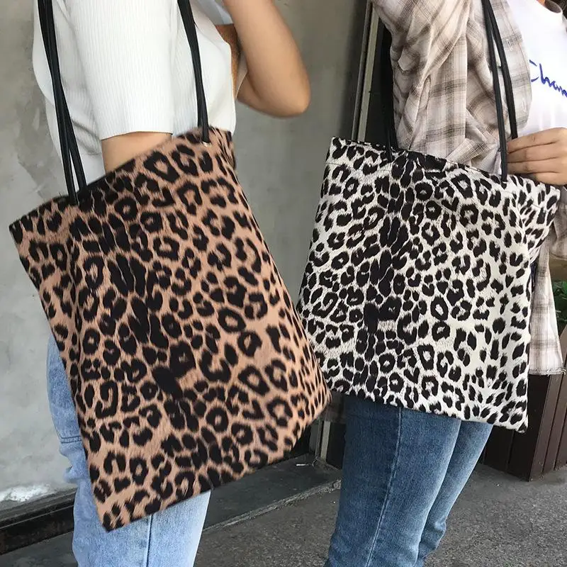 

Faionable Large Capaci Leopard Print Single oulder Bag Retro Women's Bag Casual Bag Dongda Gate New Sle Handbag