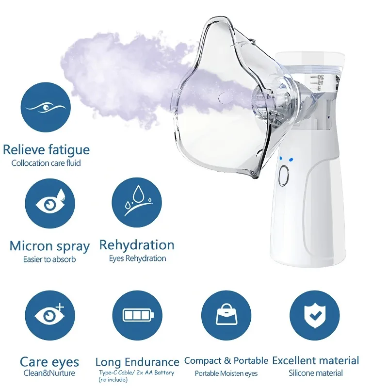 Mini vaporizador Facial Nano Mister, pulverizador Facial, nebulizador USB, humidificador, hidratante, herramienta de cuidado de la piel de belleza para mujeres