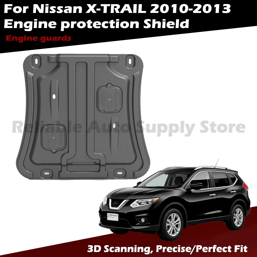 

3D Scanned Engine Protection Plate For Nissan X-Trail 2010-2013, Under Car Safety Shield Perfect Fit Easy Installation