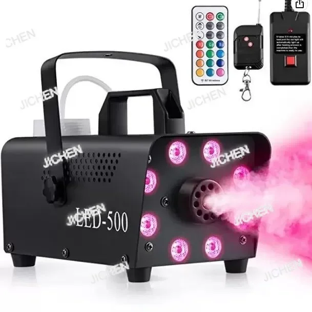 

ZQ Новый пульт дистанционного управления LED500W Туманная машина Сценическое освещение Свадебный небольшой распылитель тумана