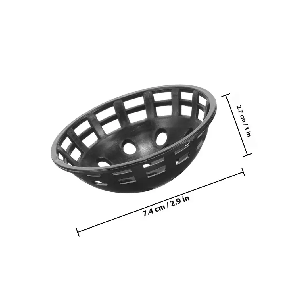 12Pcs Flowerpot Bottom Cushion Mesh Mat PP Material Bowl Shaped Drainage Filter for Potted Plants Soil Retention Planter Mat