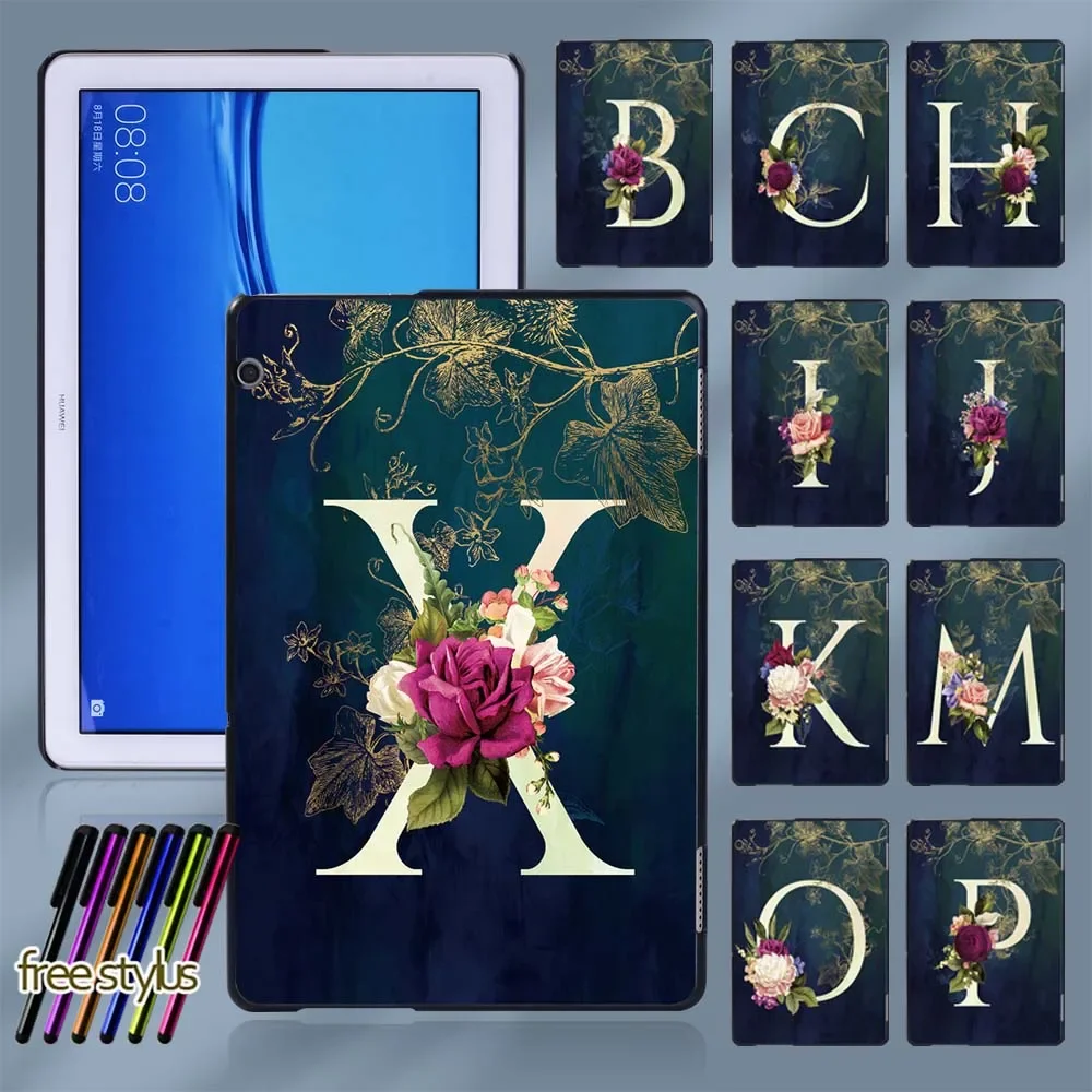 Plastic Tablet Hard Case for Huawei MediaPad T5 10 10.1 inch Durable Drop Resistance Protective shell + pen