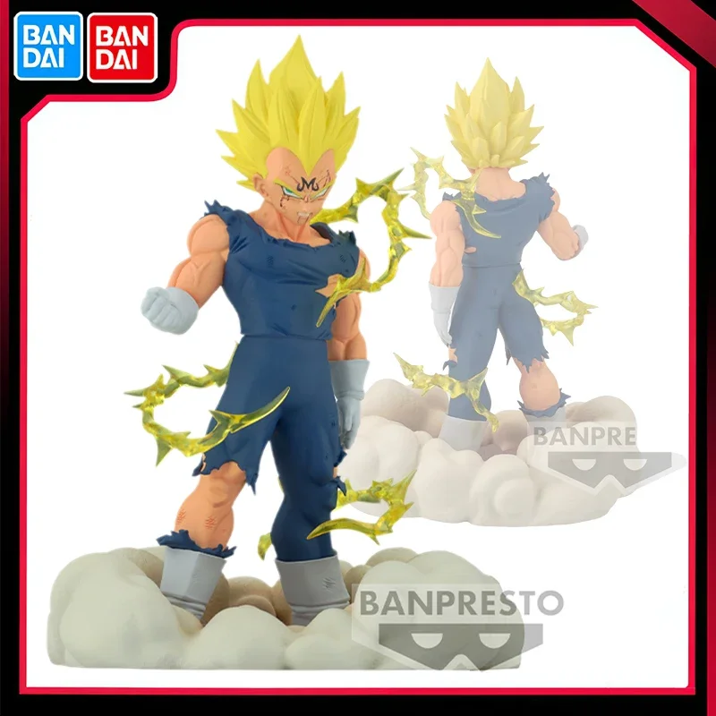 

Bandai Original Banpresto Anime Dragon Ball Z History Box Vol.12 Majin Vegeta PVC Action Figures Collection Model Toys Boys Gift