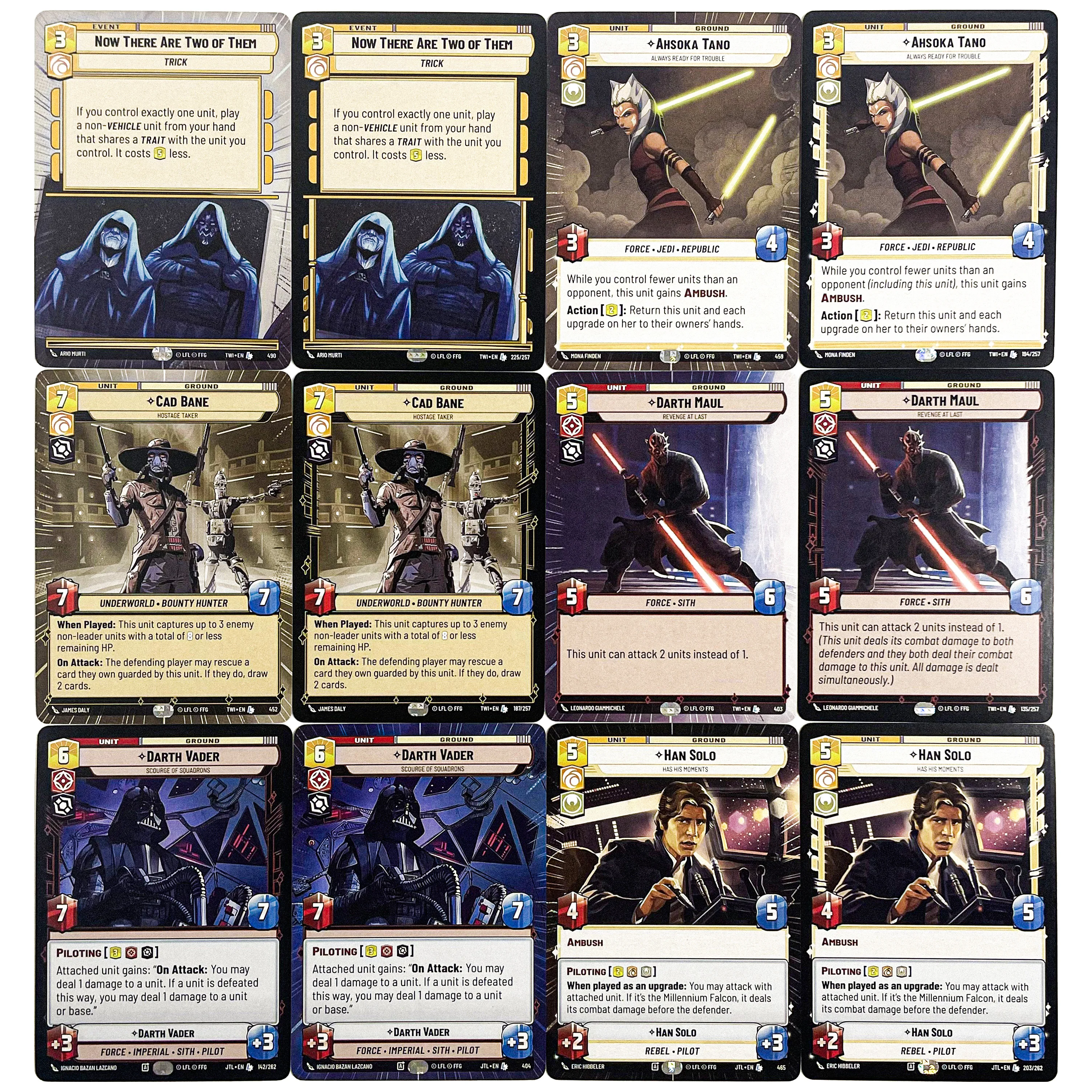 

SWUDB Proxy Card Regular Collection Cards Darth Vader Han Solo Darth Maul TCG Game Collection Card Board Game Battle Game Card
