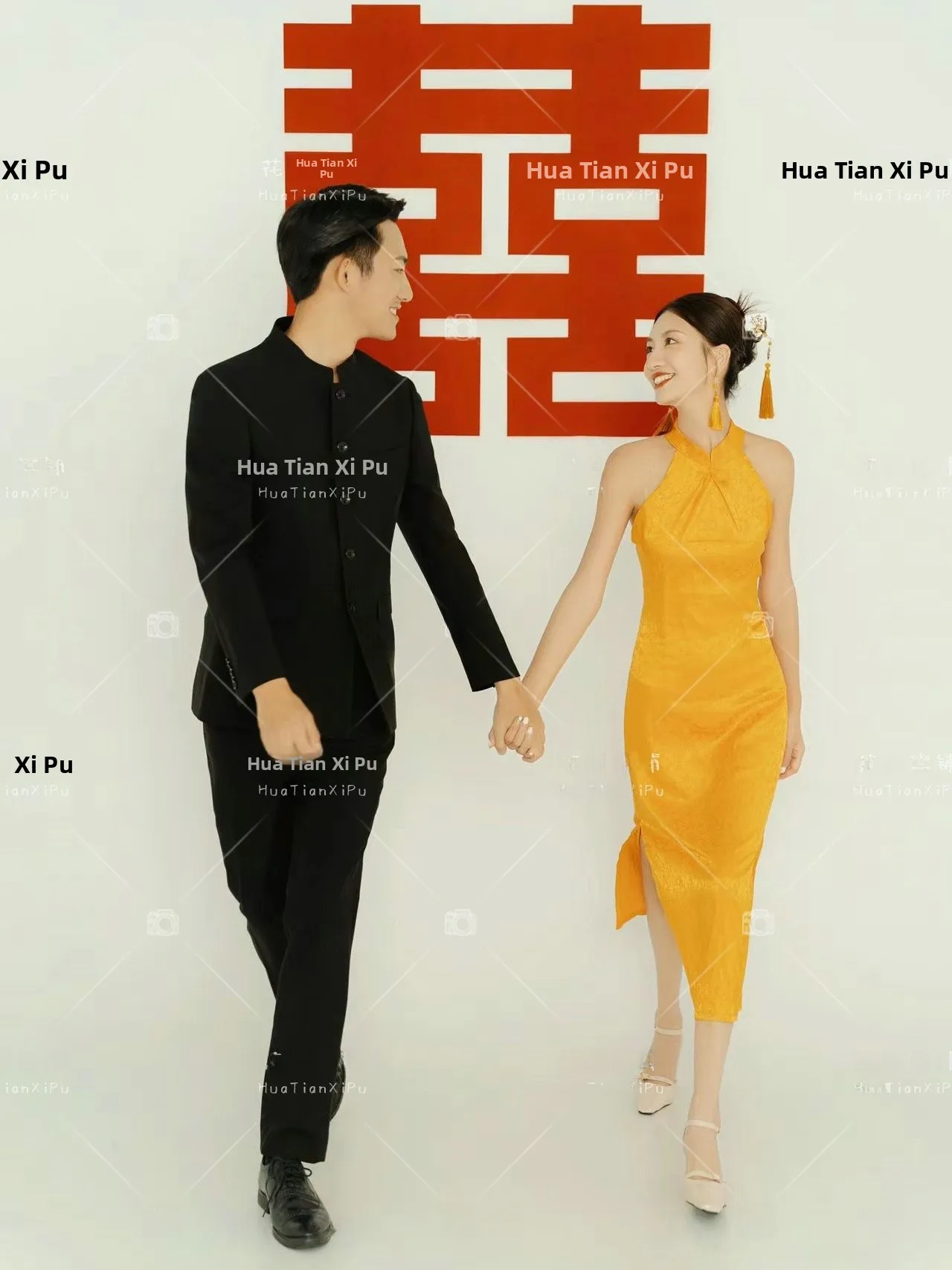 

Retro Wedding Dress Couple Photography Studio New Chinese Style Retro Costume Photography Clothing