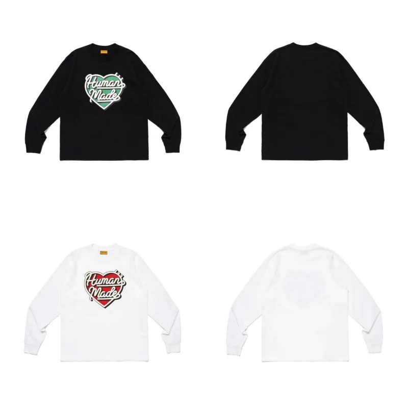 Human Made Japanese Fall Winter Heavyweight Slub Cotton Long Sleeve T-Shirt Base
