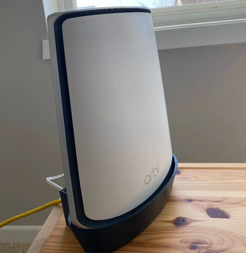 WYORESY for Netgear Orbi RBK850 RBK860 RBS852 Hollow Wall Stand Zero Signal Attenuation Efficient Heat Dissipation Base Rack