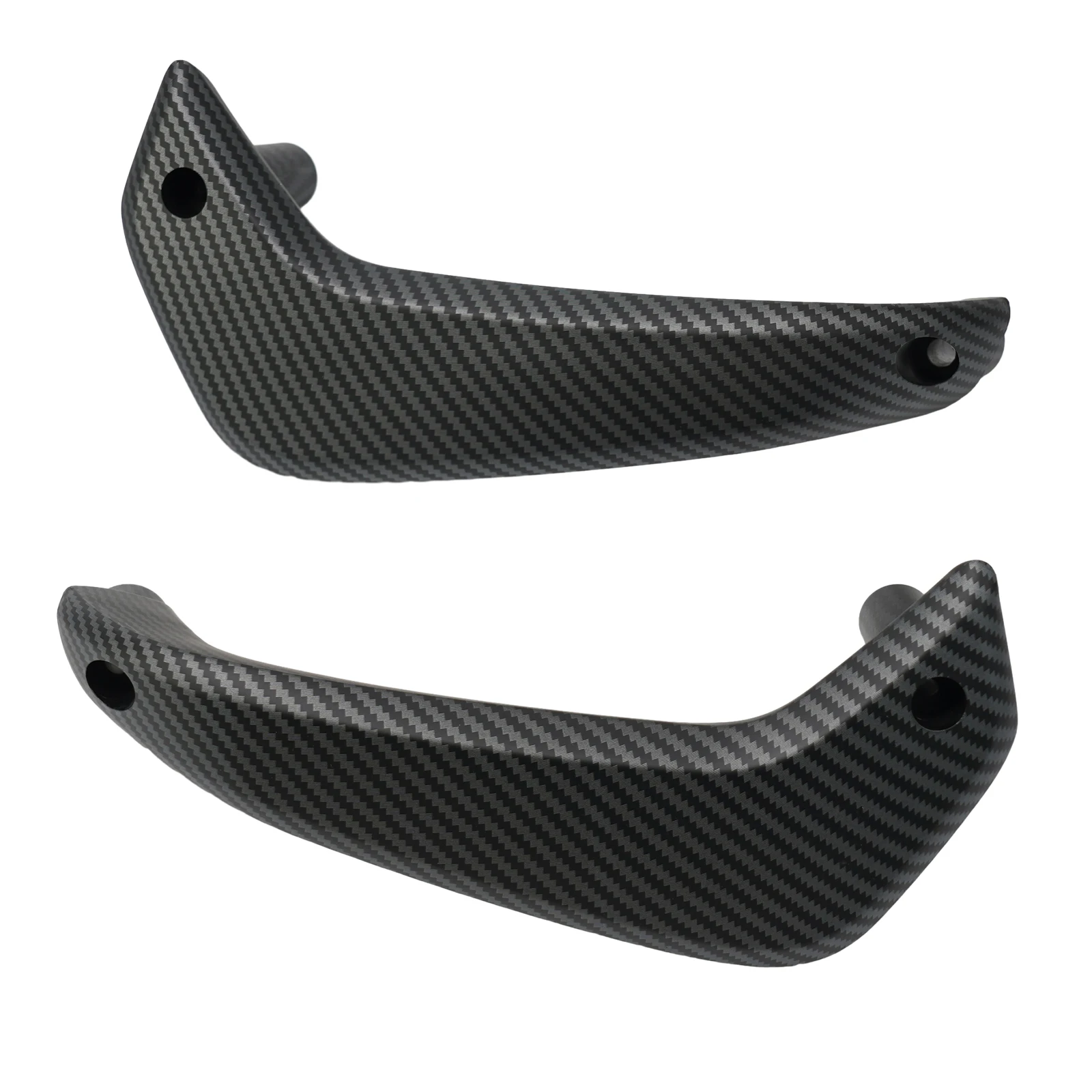 

For Ford Fiesta 2011-20 With 2 Screws Inner Door Handle Vehicle Replacement 1 Pair Carbon Fiber D2BB-A23943-CA35B8