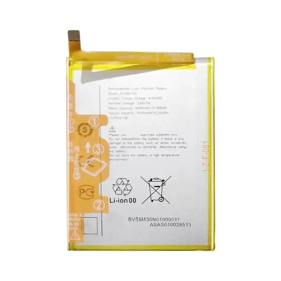 Long-Lasting Mobile Phone Battery For Vsmart Joy 3 Plus Joy 3+ Live 4 5000mAh Bvsm-430