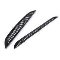 2Pcs Front Upper & Lower Grille Honeycomb Mesh Grille Cover Compatible With MINI One&COOPER R50 R52 R53 51137026202 51137133847