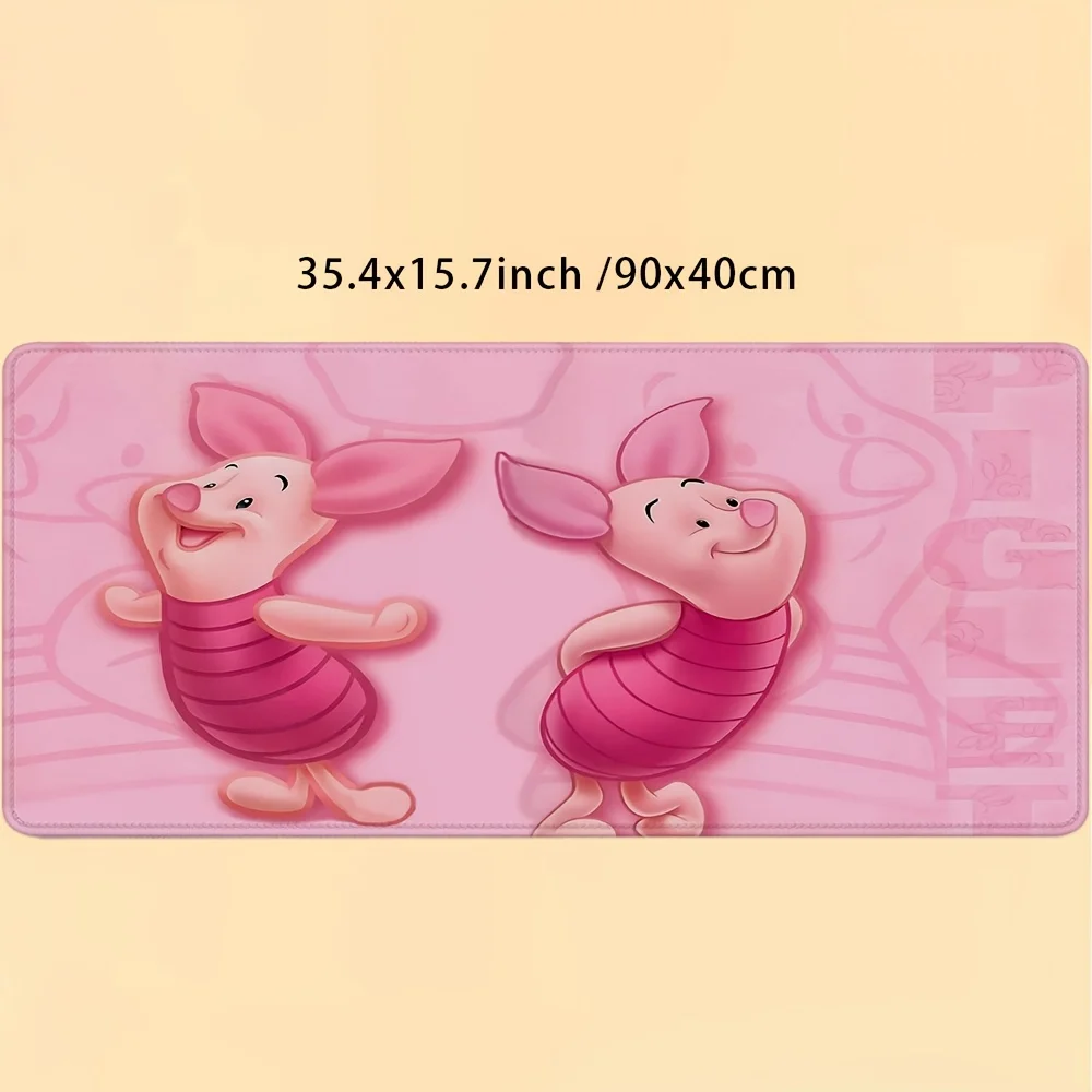 Disney Winnie Pooh, Cute Keyboard Mat, Computer Decor Accessories, Honey Bear Anti-Slip Rubber Bottom Desk Protector, Gaming Mou