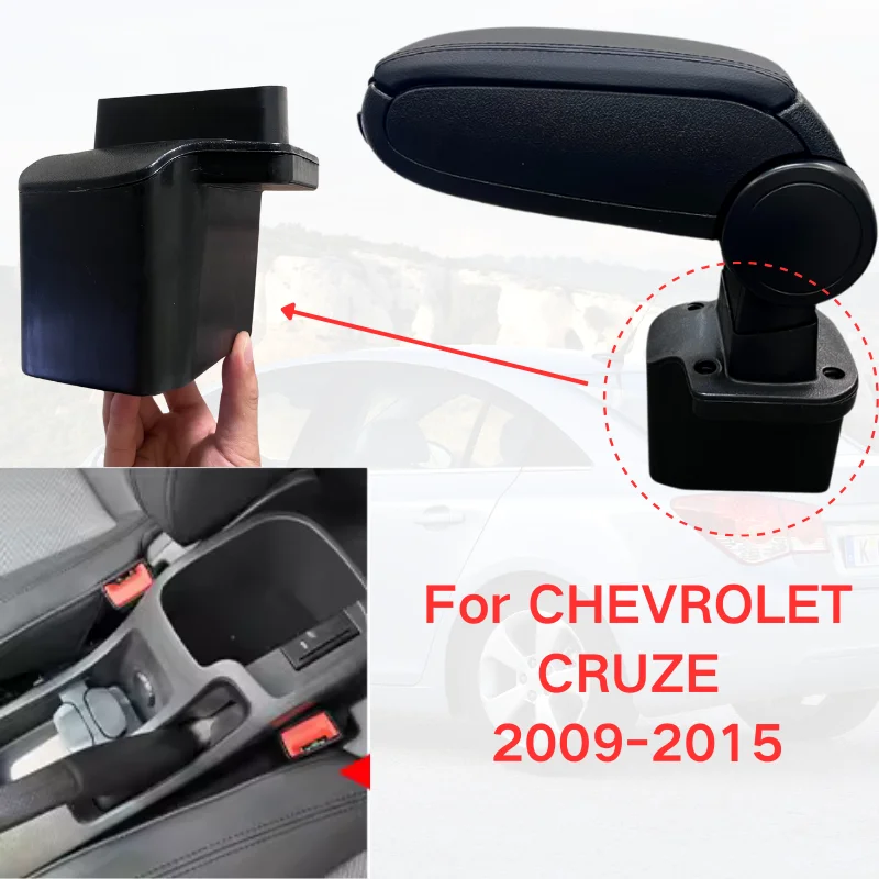 

Armrest box For Chevrolet For CHEVROLET CRUZE 2009-2015 Automotive modification parts, damage-free installation storage