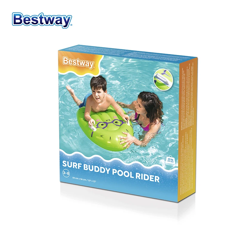 Bestway กระดานโต้คลื่นเป่าลมลอยน้ำสำหรับ Surf สีเขียวแบบคู่กับเพื่อน