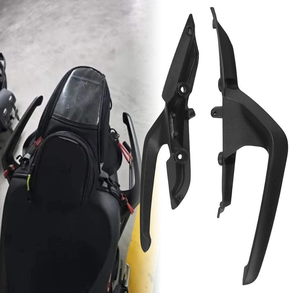 Motorcycle Rear Arm Rests Passenger Pillion Handle Aluminum Tail Armrest Kit For Trident 660 Trident660 2021 2022 2023 2024 2025