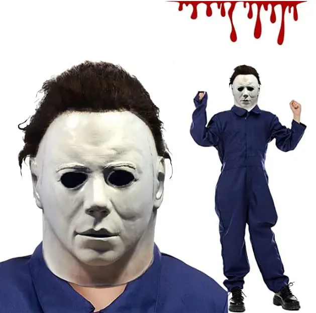 Bulex Horror Movie 1978 Michael Myers Masks Mike Myers Masks Half Face Latex Halloween Myers Costume Masks for Boy Girl