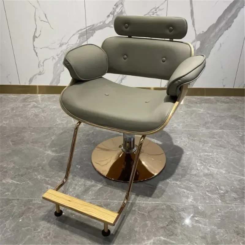 

Hot Sale Net Celebrity Lift High-end Hairdressing Chair, Haircut Perm Dyeing Hair Salon Special Fashionable Barber Shop Stool