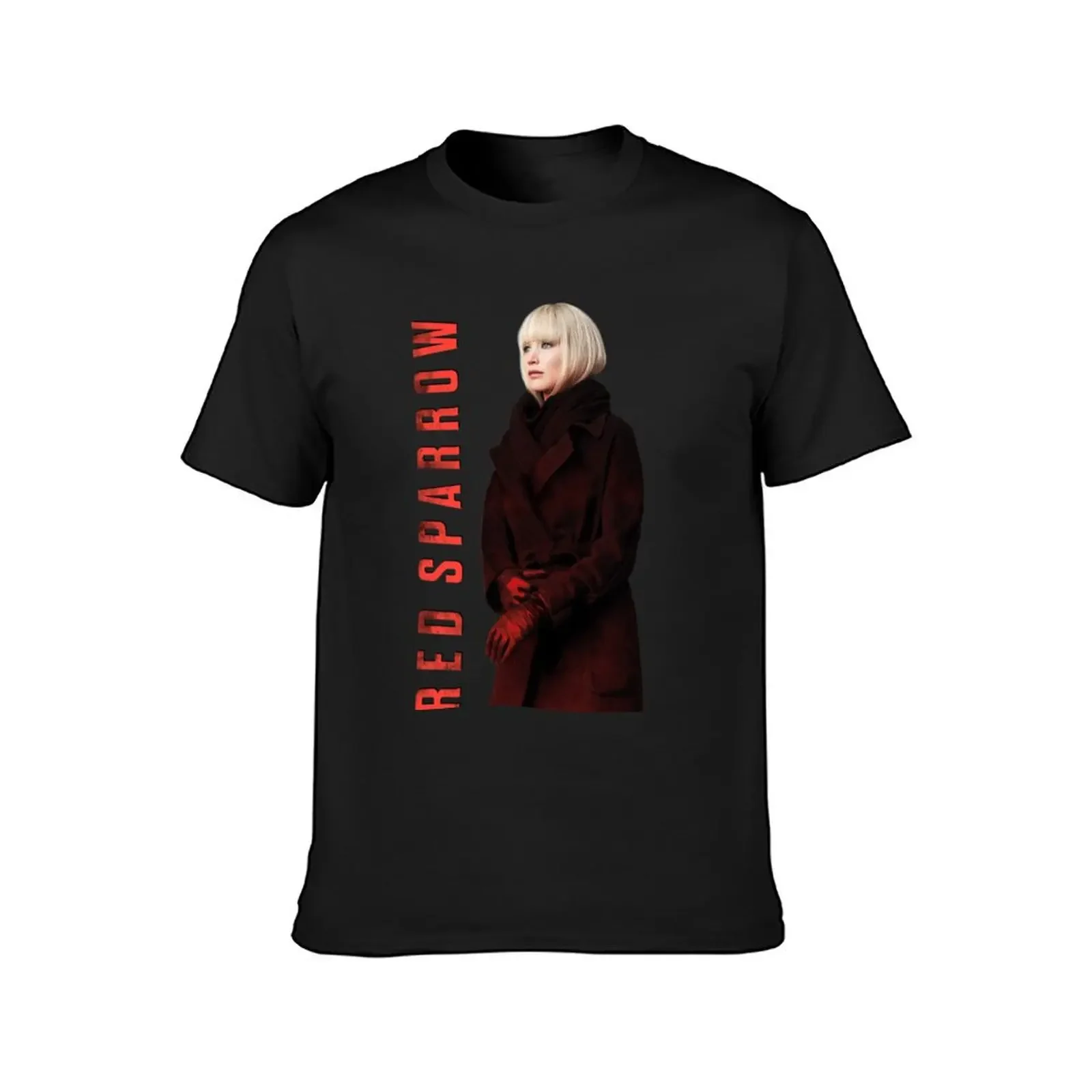 Red Sparrow2018movie - Jennifer Lawrence T-Shirt blacks new edition quick drying t shirt men