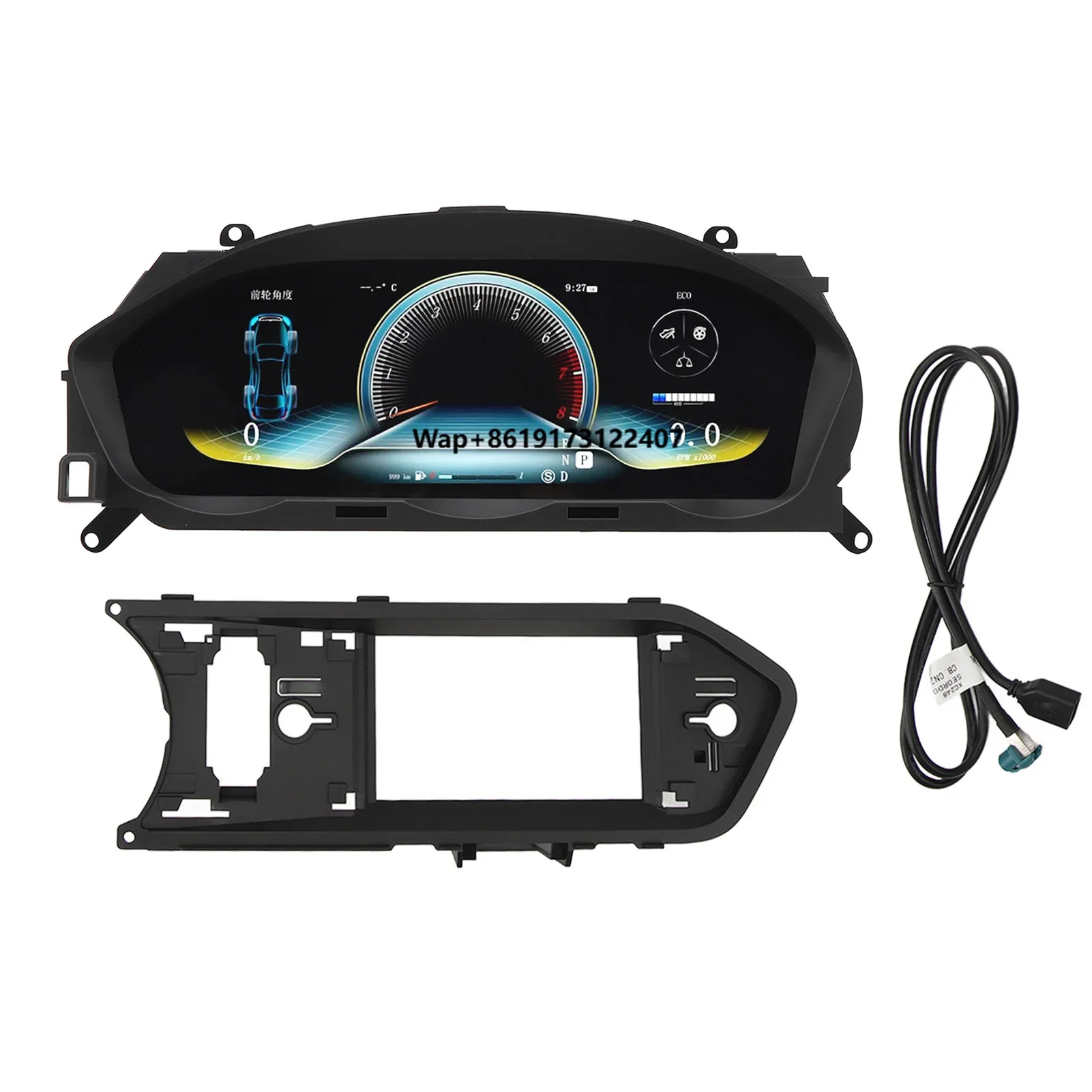 Car LCD Instrument Cluster Digital Screen Speedometers Cockpit Dashboard for C Class W204 LHD 2011 to 2014