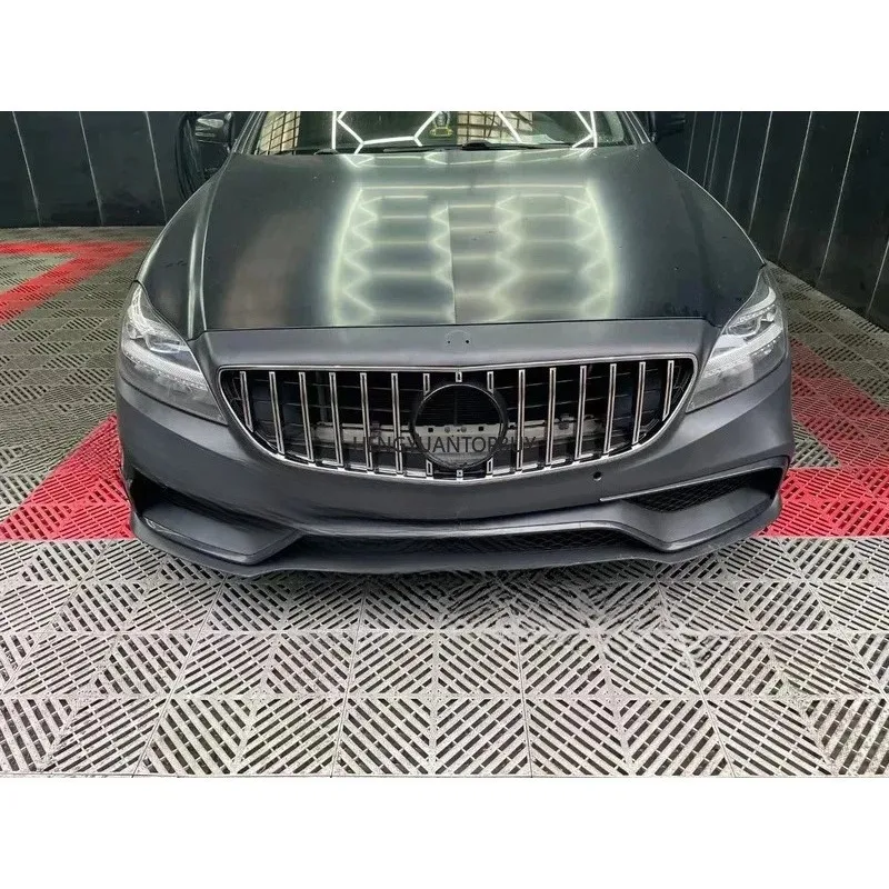 High Quality Car Conversion Bumper Body Kit   CLS W218 Upgrade To CLS63 Bodykit With Aluminum Hood