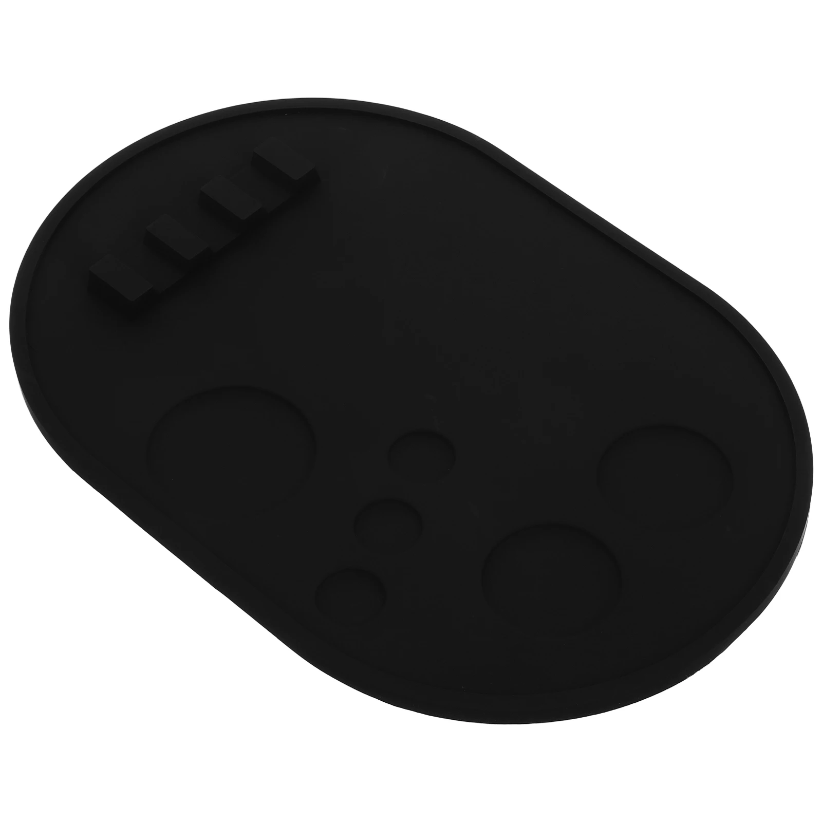 Tavolozza per miscelazione colori in silicone Fondotinta in polvere Smalto per unghie Porta pennelli da viaggio Tappetino multifunzionale antiscivolo impermeabile