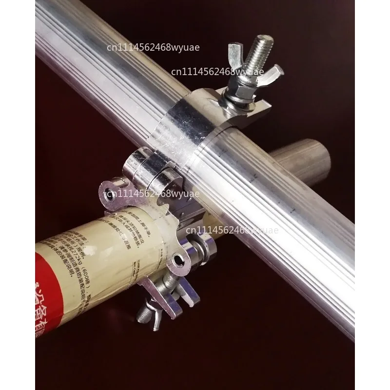 Aluminum Alloy Round Tube Cross Fastener Clamp - Universal Scaffolding Rotating Double Tube Fixed Buckle