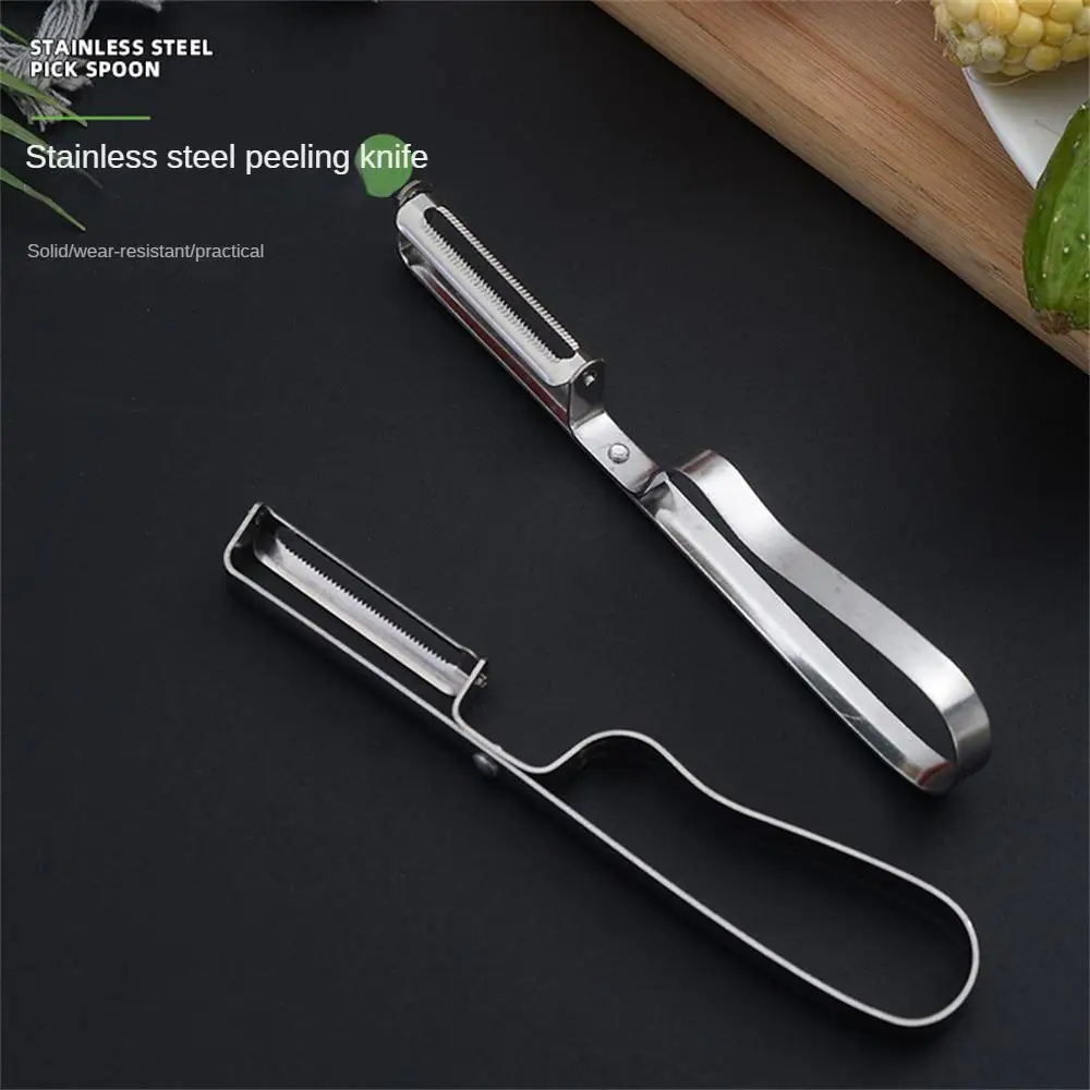 New Stainless Steel Integrated Peeler Multi-function Fruit Peeler Potato Scraper Fruit Vegetable Tools Home Kitchen Gadgets