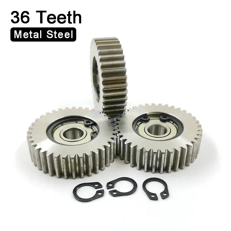 36T 1M Bike Steel Gear OD=38mm 36 Teeth Electric Scooter Metal Pinion Передач 3PCS