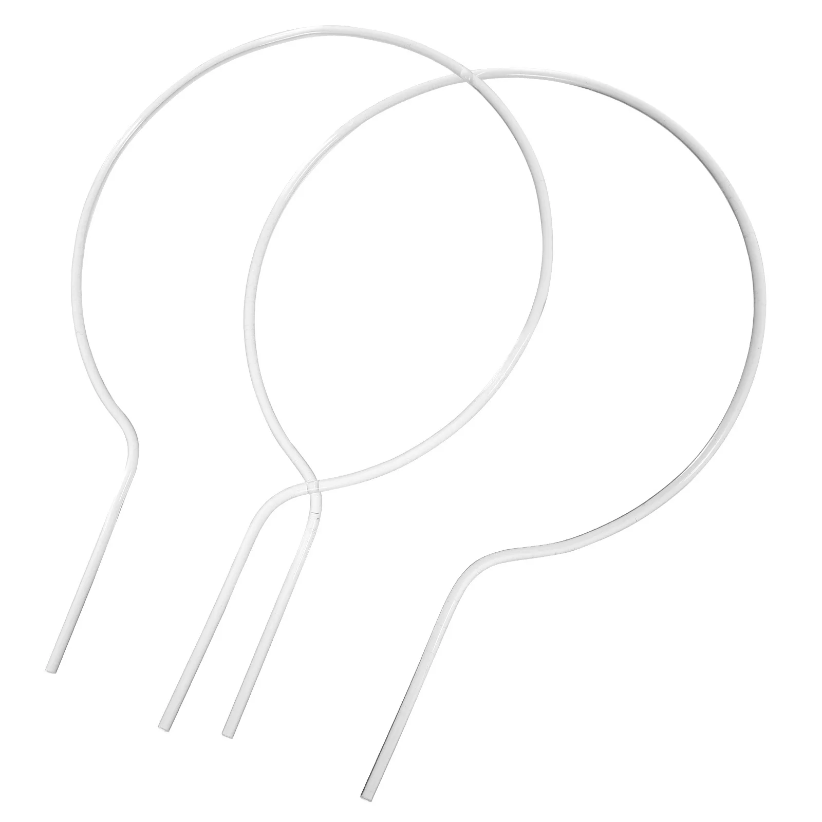 

2Pcs Plant Support Trellis U-Shaped ABS Clear Climbing Frame for Potted Plants Indoor Outdoor Flower Vine Garden Rack