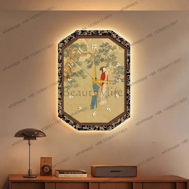 Design Unique Wall Clock Minimalist Luxury Digital Unusual Creative Wall Clock Vintage Korean European Metal Horloge Home Decor