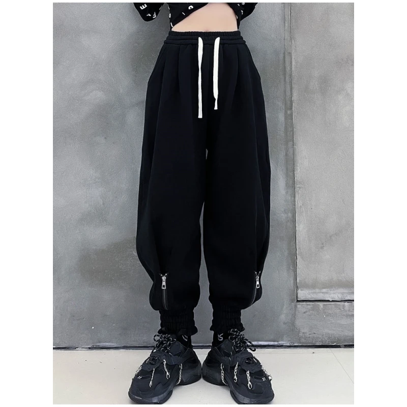 

Large Size 300 Pou European Sle Zipper Design Lantern Pants Men's Casual Thiened Fce Autumn Winter Straight Leg Jeans