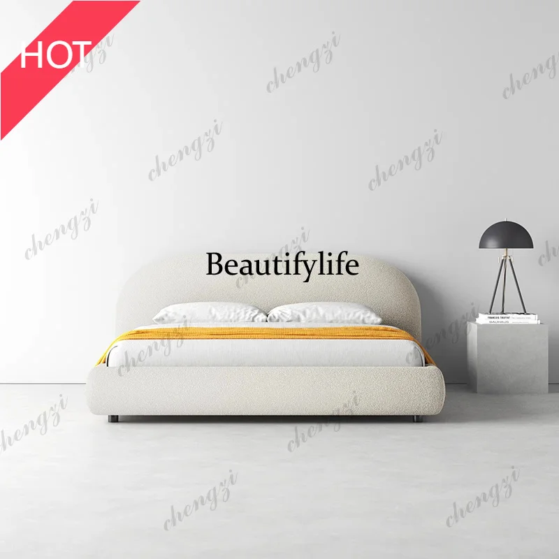 A49 White Normal Double Bed Decoration Australia Wooden Luxury Double Bed Adults Storage Modern Cama Matrimonial Furniture Home