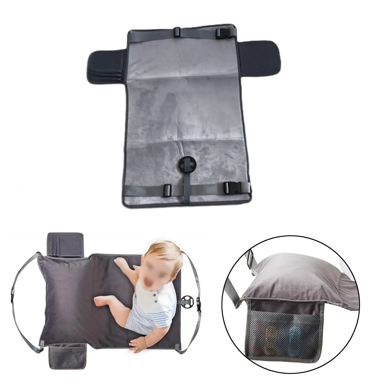 Kids Airplane Footrest High Strength Portable Foot Leg Rest Airplane Flights Foot Rest Hammock for Kids to Lie Down on Plane
