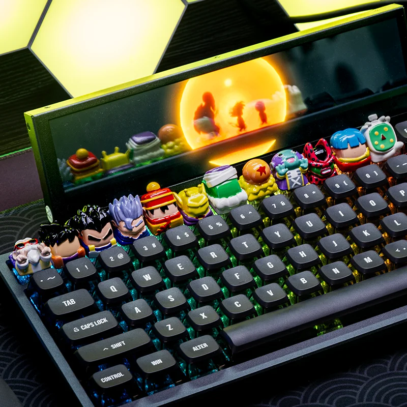 

Dragon Ball Son Goku Son Gohan Trunks Master Roshi Character Keycap Creative Single Keycap Mechanical Keyboard Woting Keycaps