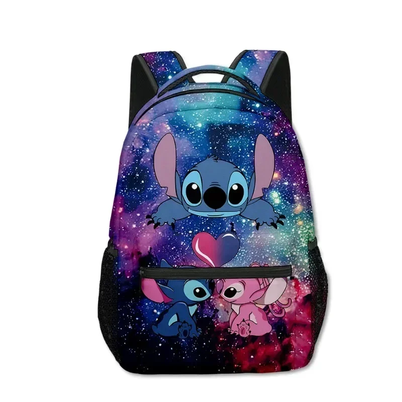 

MINISO, рюкзак для учеников начальной школы disney Stitch, мультяшная вместительная школьная сумка с принтом аниме Kawaii, школьная сумка, рюкзак